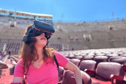 Visita guiada à Arena de Verona com Realidade Virtual