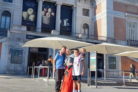 Barnvänlig Madrid Prado Museum Privat rundtur