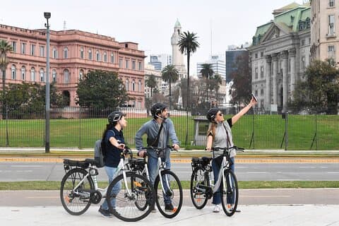 Tour en vélo électrique dans le circuit sud de Buenos Aires