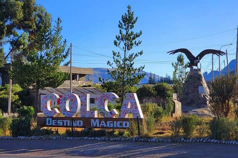 Fra Arequipa : 2 - Dagstur Colca Canyon som ender i Puno