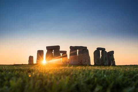 Stonehenge und Windsor aus London
