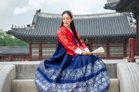 Gyeongbokgung Palace K-drama Hanbok Utleie i Seoul