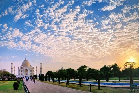 Taj Mahal Sunrise Tour – Inkluderer inngangsbilletter og Guide