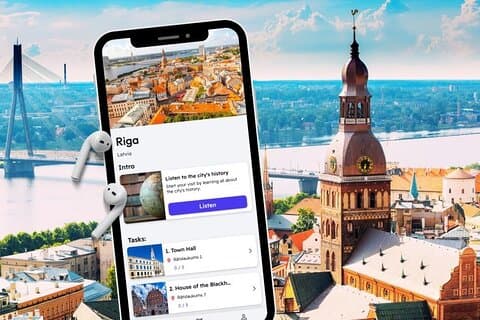 Riga English Self-guided Audio Tour on your Phone