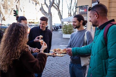 Rome Food Walking Tour with Wine in Trastevere