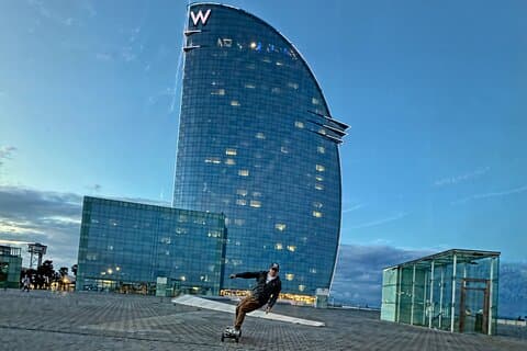 Barcelona e-skate opplevelse
