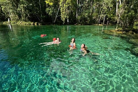 Seekühe & Three Sisters Springs : Clear Kayak Tour + Schnorcheln