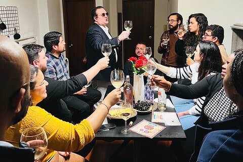 Atividade de degustação de chocolate e vinhos em Matosinhos Portugal