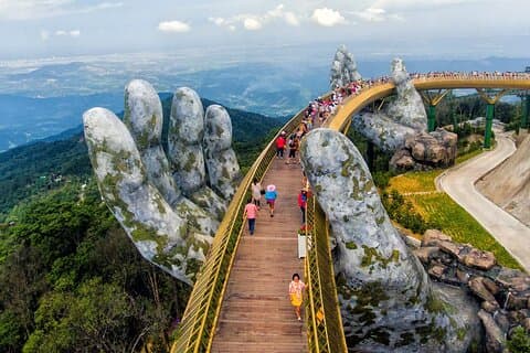 Luksus privat dagstur til Ba Na Hills og Golden Bridge