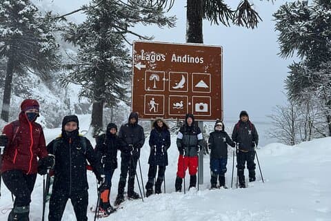アンデスラグーンでのトレッキング