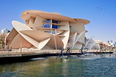 Visite du musée du Qatar