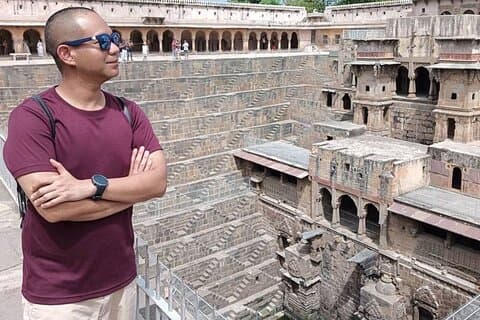 Gita di un giorno a Abhaneri Stepwell e al Tempio delle Scimmie da Jaipur