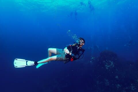 Plongeur en eau libre SSI