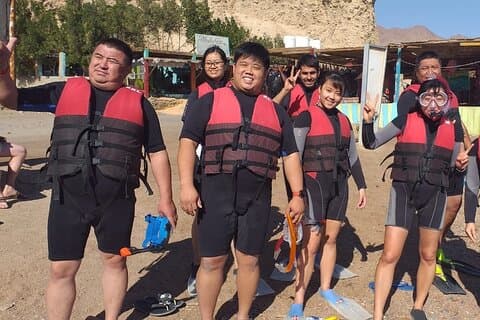 Udflugt til Ras Mohammed National Park & White Island med båd