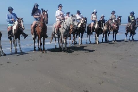 Ridning langs strandene i Cartagena
