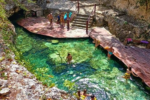 Tulum, Cenote and Playa del Carmen from Cancun