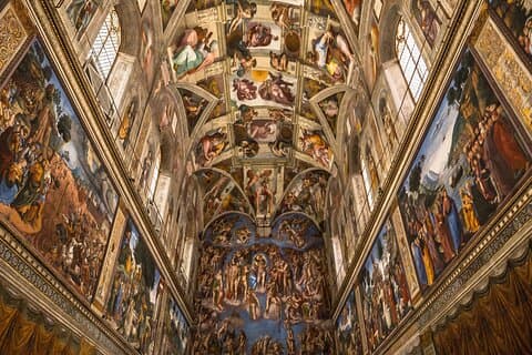 Colosseum, Vatikanmuseet og Sistine Chapel