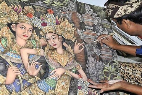 Explorez le village des arts et du tourisme à Ubud