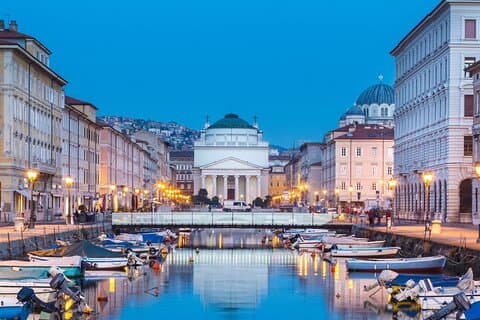 Skattjakt i Trieste Globetrotting-änkan