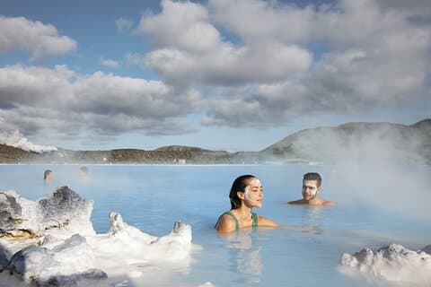 Península Privada de Reykjanes, túnel de lava e lagoa azul