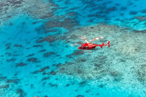 Ultimativer, 45-minütiger Hubschrauberrundflug: Great Barrier Reef und Regenwald