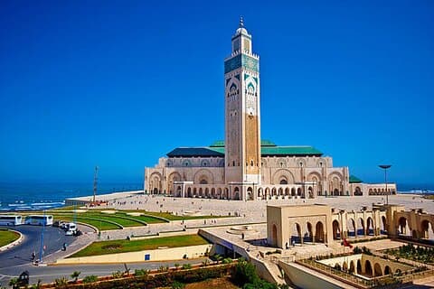 Casablanca bytur akkompagnert av en profesjonell guide og sjåfør