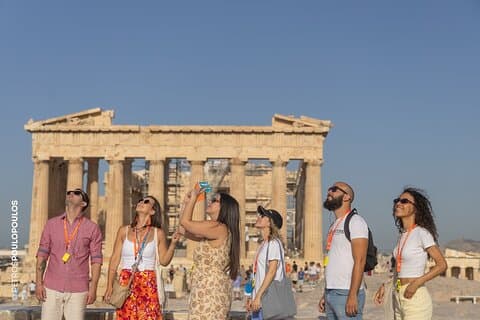 Excursión por la costa de Atenas: Recorrido a pie por la Acrópolis