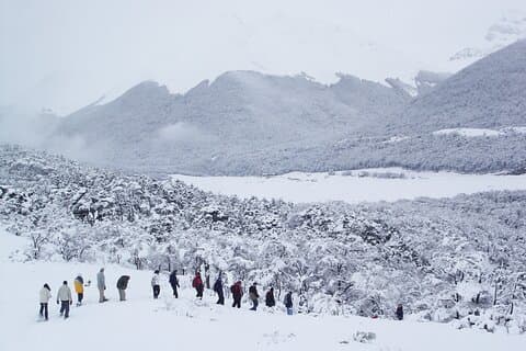 Slee- en sneeuwscooterervaring in de Tierra Mayor-vallei