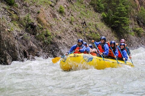 Whitewater Rafting på Toby Creek