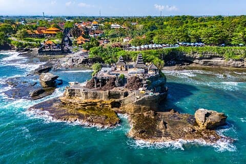 Bali Tanah Lot Jatiluwih risterrasse og Beratan Lake Tour