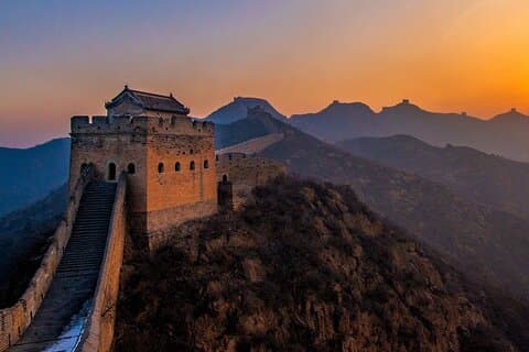 En dagstur till Pekings kinesiska mur från Shanghai med flyg