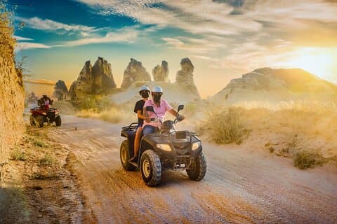 Tour en quad au coucher du soleil en Cappadoce