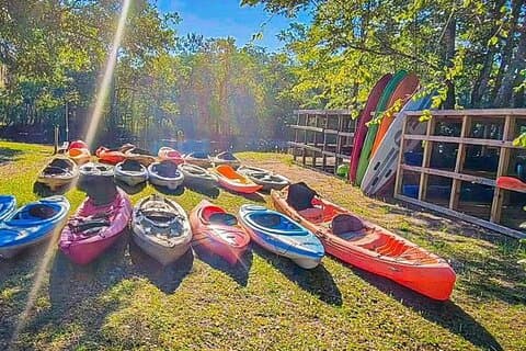 Kajakverleih auf dem Waccamaw River