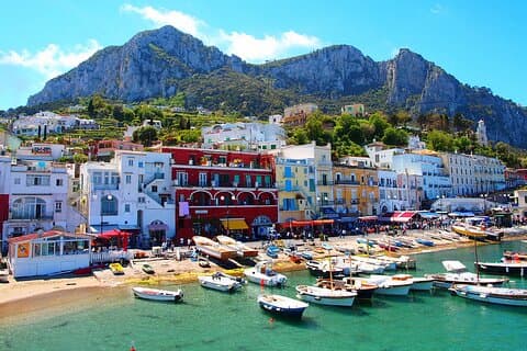 Capri und Blu Grotto ab Sorrent, Positano, Amalfi oder Salerno