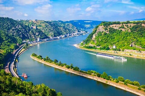 Tour privato del fiume Reno da Francoforte
