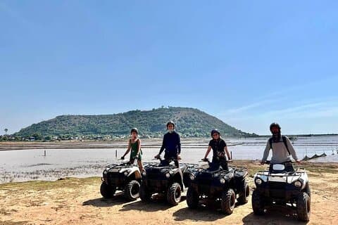 02 hours fun ride quad bike tours in Siem Reap