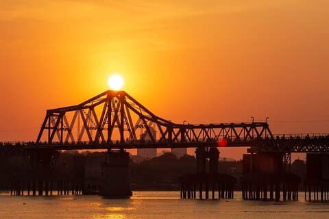 Visite au coucher du soleil à Hanoï