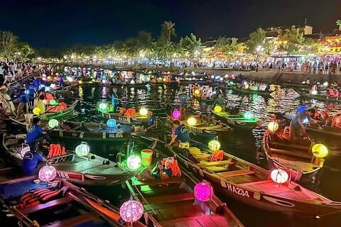 Hoi An City Late Afternoon & Evening Tour -Boat Ride-Night Market