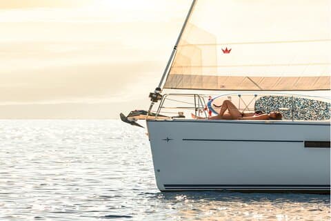 Sejler til Dia Island med frokost på Bavaria 51 Heraklion, Kreta