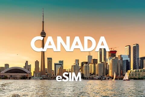 Canada Data eSIM: 500 MB pr. dag til 20 GB-30 dage