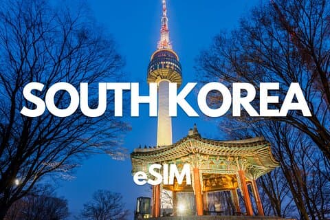Seoul Data eSIM fra 0,5 GB daglig til 50 GB 30 dager