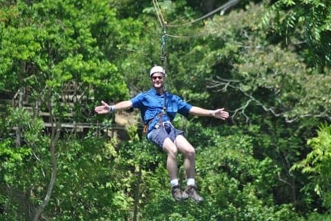 Roatan Thrill & Chill Zipline Sloth Snorkeling Beach Escape