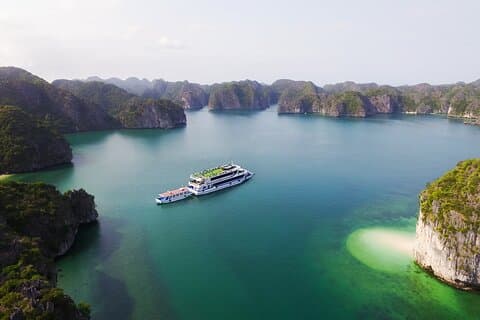 2D1N Halong Bay udforskning Ba Ham og Tien Ong huler