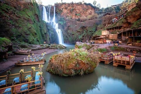 Tagesausflug zu den Ouzoud-Wasserfällen ab Marrakesch