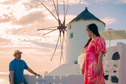 Visite privée de 3 jours à Santorin avec transfert inclus