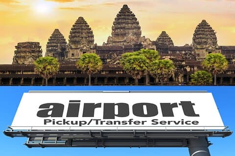 Siem Reap: Lufthavn afhentning eller transfer privat bil