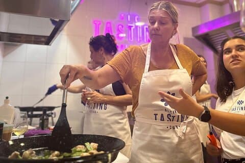Cours de cuisine Alicante Paella, tapas, boissons et marché central