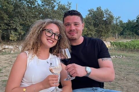 Utforske en Cilento-landsby med e-sykkel med vinsmaking