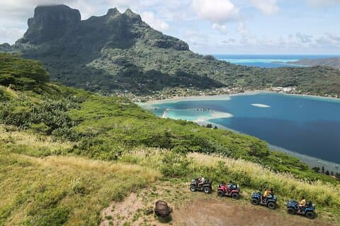 Aventura privada en quad o cuatriciclo en Bora Bora