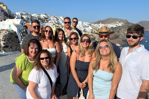 Semi-privé sightseeingtour met kleine groepen op Santorini